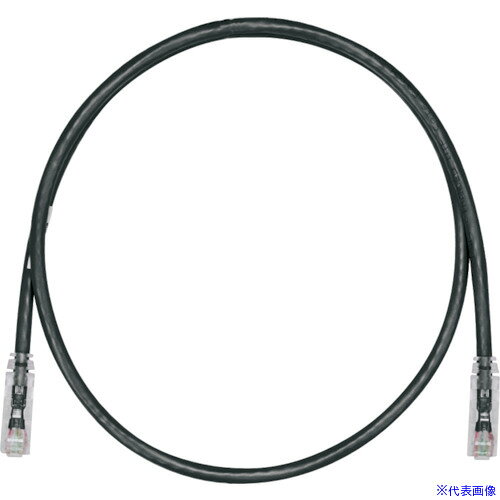 ■PANDUIT カテゴリ6UTPパッチコード 2.5m 黒 UTPSP2.5MBLY(8180843)×10[送料別途お...