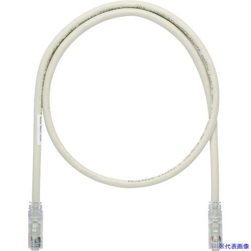 ■PANDUIT カテゴリ6UTPパッチコード 2.5m グレー UTPSP2.5MGYY(8180846)×10[送料別...
