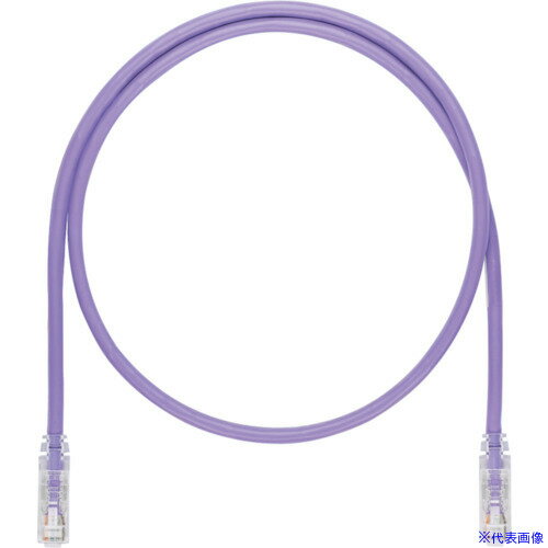 ■PANDUIT カテゴリ6UTPパッチコード 3m 紫 UTPSP3MVLY(8180884)