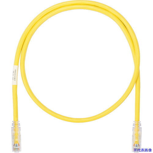 ■PANDUIT カテゴリ6UTPパッチコード 40m 黄 UTPSP40MYLY(8180888)×10[送料別途お見...