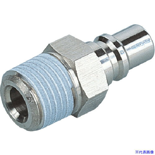 Air Tools - ■PISCO ライトカップリング プラグ テーパネジタイプ(15シリーズ) CPP1503(8181136)[送料別途お見積り][法人限定][掲外取寄]