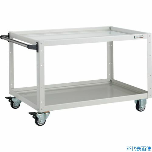 乐天商城 - ■TRUSCO ツールワゴン イーグルワゴン 900X600XH600 4輪自在 ホワイト EGW692JW(8183771)