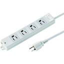 ■SANWA 工事物件雷ガードタップ 抜け止めコンセント TAPK4SP3(8183997)