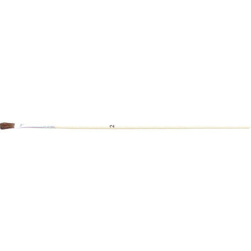 ■TRUSCO 塗装用平筆 5本組 天然馬毛 2号 金具幅3mm 毛丈7mm 全長 TFBH2(8188075)