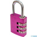 ■ABUS ナンバー可変式南京錠 145-30 ピンク 14530PI(8188477)