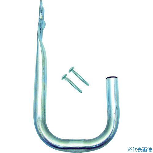 オレンジブック トラスコ中山　TRUSCOWAKI ワイルドフックJ 〔品番:WW002〕[ 注番:8190107]特長●使い勝手のよいJ型です。●大型工具や電気工具の保管に最適です。用途●大型工具や電気工具の保管に。仕様●幅(mm)：19●奥行(mm)：124●高さ(mm)：239●吊下荷重(N/kgf)：14.7/15●色：シルバー●表面処理：亜鉛メッキ仕様2材質/仕上●スチール●表面処理:亜鉛メッキ仕上げセット内容/付属品●トラス5パイX35　2本注意●中空壁、石膏ボード、土壁、しっくい等のもろい壁ビスのきかない場所には取り付けできません。●フックにぶら下がらないで下さい。●ガラス製品など割れやすい物は掛けないで下さい。●ロープを張るなどななめ方向の荷重は避けてください。●過重制限をお守り下さい。原産国（名称）中国JANコード4903757283640本体質量185gオレンジブック トラスコ中山　TRUSCOWAKI ワイルドフックJ 〔品番:WW002〕[注番:8190107][本体質量：185g]《包装時基本サイズ：20×125×240》〔包装時質量：185g〕分類》金物・建築資材》建築金物》吊金具☆納期情報：仕入れ先通常在庫品 (欠品の場合有り)