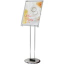 ■TOKISEI パネルスタンド クリエイティブアクリルスタンド ポール A3縦 297×420 CASA3T(8190844)