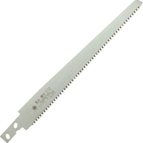 オレンジブック トラスコ中山　TRUSCORAZORSAW 恵み薄刃270 替刃 〔品番:S1062〕[ 注番:8199144]特長●果樹全般から庭木の剪定まで幅広く使用出来ます。●スムーズな切味と切口の綺麗さが特長です。用途●生木剪定用（細枝用）。仕様●刃長(mm)：270●全長(mm)：328仕様2●衝撃焼入れ●無電解ニッケルメッキ材質/仕上●刃：SK材セット内容/付属品注意原産国（名称）日本JANコード4903524210626本体質量38gオレンジブック トラスコ中山　TRUSCORAZORSAW 恵み薄刃270 替刃 〔品番:S1062〕[注番:8199144][本体質量：38g]《包装時基本サイズ：250×50×1》〔包装時質量：38g〕分類》手作業工具》ハサミ・カッター・鋸》園芸用鋸☆納期情報：オレンジブック掲載以外でメーカー直送品【法人限定＝会社名ご記入お願い致します。】