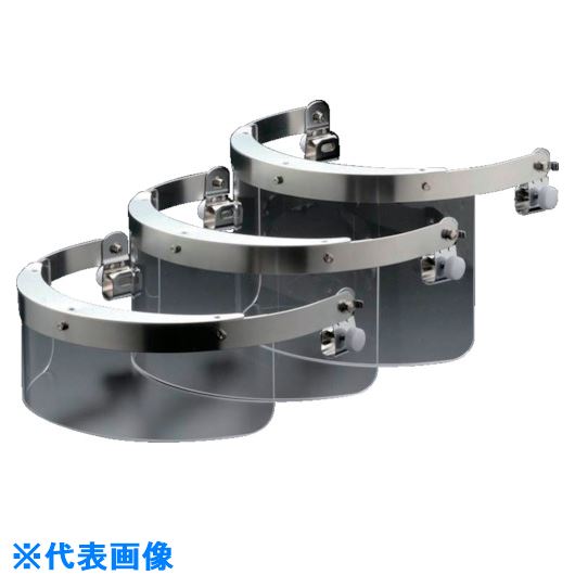 樂天商城 - ■ミドリ安全 防災面 ヘルメット取付・半面シールド型 MB-126H 小 MB126HM1S(8219576)[送料別途お見積り][法人限定][掲外取寄]