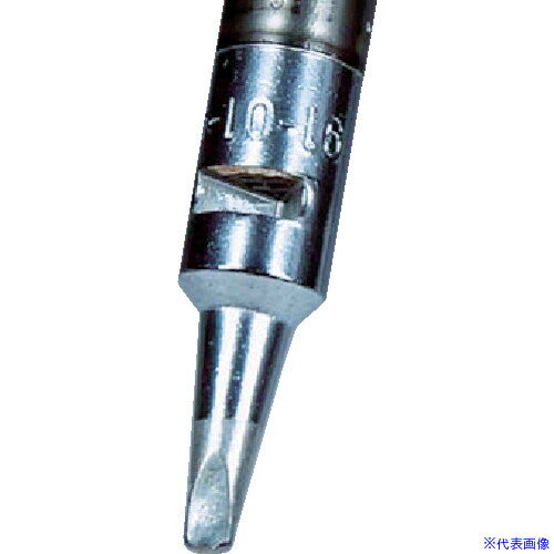 オレンジブック トラスコ中山　TRUSCOコテライザー コテ先オートミニ用先端幅2.4mm 〔品番:910102〕[ 注番:8230670]特長●先端は銅製で、熱の伝わりが抜群です。仕様●品名：コテ先仕様2●オートミニ用オプションパーツ材質/仕上●銅●鉄メッキセット内容/付属品注意●コテ先は消耗品です。原産国（名称）日本JANコード4933505910122本体質量8gオレンジブック トラスコ中山　TRUSCOコテライザー コテ先オートミニ用先端幅2.4mm 〔品番:910102〕[注番:8230670][本体質量：8g]《包装時基本サイズ：75×90×10》〔包装時質量：8g〕分類》電子機器》はんだ用品》コードレスはんだこて☆納期情報：仕入れ先通常在庫品 (欠品の場合有り)