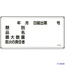 ■緑十字 消防・危険物標識 類別・品名・防火の責任者 300×600 スチール 055131(8248099)
