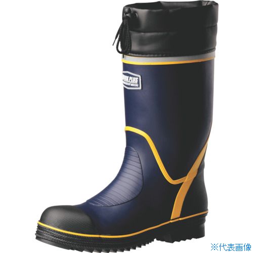 オレンジブック トラスコ中山　TRUSCOミドリ安全 ワイド樹脂先芯入り安全長靴 25.5 〔品番:766NNV25.5〕[ 注番:8258248]特長●親指をまっすぐに伸ばして、快適に着用できるワイド樹脂先芯を使用しています。●視認性を高める反射ライン入りです。●ホコリや水の浸入を防ぐフード付です。用途●製造・土木・建築作業等に。仕様●寸法(cm)：25.5●足幅サイズ：EEE●靴丈(cm)：36.0●色：ネイビー仕様2●耐圧迫性荷重：4.5±0.1kN材質/仕上●胴部・底部:合成ゴム●先芯：ワイド樹脂セット内容/付属品注意原産国（名称）中国JANコード4979058557995本体質量1.9kgオレンジブック トラスコ中山　TRUSCOミドリ安全 ワイド樹脂先芯入り安全長靴 25.5 〔品番:766NNV25.5〕[注番:8258248][本体質量：1.9kg]《包装時基本サイズ：470×310×120》〔包装時質量：2kg〕分類》保護具》安全靴・作業靴》長靴☆納期情報：仕入れ先通常在庫品 (欠品の場合有り)