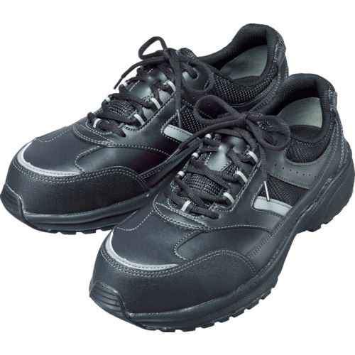 ■ミドリ安全 踏抜き防止板・樹脂先芯入りスニーカー SL−603P−5 ブラック 30 SL603P530.0(8258362)[送料..