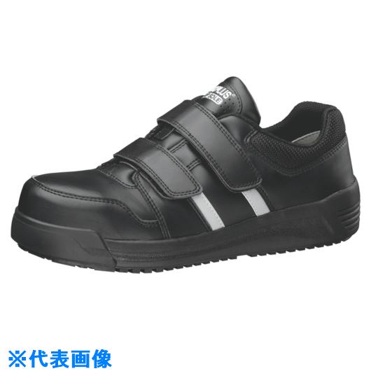 ■ミドリ安全 超耐滑ワイド樹脂先芯入りスニーカー MPH−15N 24.5cm MPH15NBK24.5(8258706)[送料別途お見..