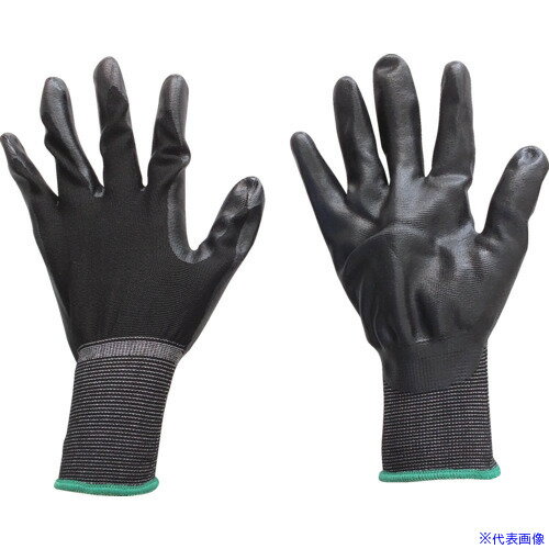 ■丸和ケミカル 黒フィット ニトリルコーティング手袋 3双組 7753(8259345)