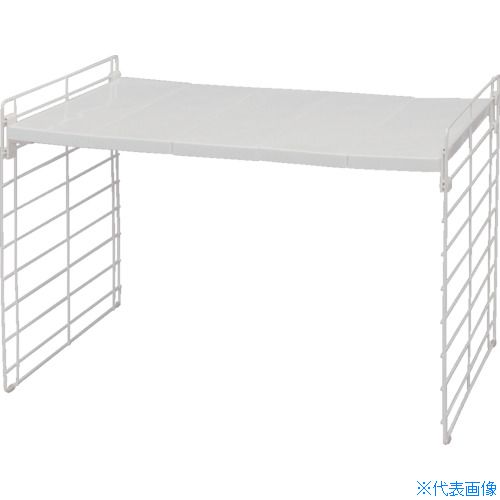 ■IRIS 246236 シンク下伸縮棚 1段 USD-1V ホワイト USD1V(8275186)