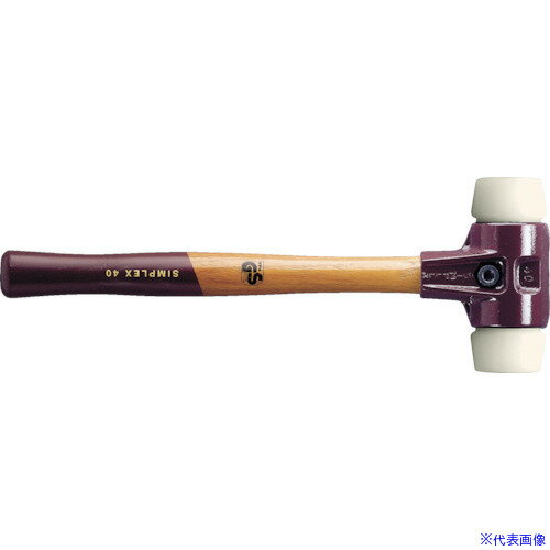 オレンジブック トラスコ中山　TRUSCOHALDER SIMPLEX プラスチックハンマー 鋳鋼ハウジング、木製ハンドル 頭径(30)mm ナイロン(白) 〔品番:3008.030〕[ 注番:8280016]特長●ボルト一本で全てが固定されているので、インサートやハンドルの交換が容易です。●7種類のインサートを組み合わせることにより、用途の範囲を広げることができます。●1938年にドイツで特許を取得した世界に類のない構造のハンマーです。●耐摩耗性に優れたナイロンのハンマーです。用途●工場での作業、アウトドア、製品の組立等あらゆる作業に。仕様●長さ(mm)：300●幅(mm)：90仕様2●インサート径30mm、木製ハンドル付材質/仕上●インサート:ナイロン●ハンドル:木製●ハウジング:可鍛鋳鉄製セット内容/付属品注意●組立の際は、既定のトルクでボルトを締結してください。●海外取り寄せ品の場合は発注後のキャンセル不可となります。在庫は状況により変わりますので、ご注文前にお問合せ下さい。原産国（名称）ドイツJANコード4030618300229本体質量0.34kgオレンジブック トラスコ中山　TRUSCOHALDER SIMPLEX プラスチックハンマー 鋳鋼ハウジング、木製ハンドル 頭径(30)mm ナイロン(白) 〔品番:3008.030〕[注番:8280016][本体質量：0.34kg]《包装時基本サイズ：325×120×64》〔包装時質量：340g〕分類》手作業工具》ハンマー・刻印・ポンチ》樹脂・ゴムハンマー☆納期情報：メーカー取り寄品（弊社より発送）
