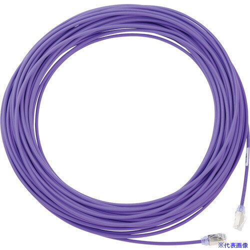 ■PANDUIT カテゴリ6A細径シールドパッチコード 30m 紫 STP28X30MVL(8291311)