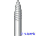 ■ナカニシ チタンコート超硬カッター 砲弾型 シングルカット φ6×16×軸φ6 21611(8292945)