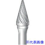 ■ナカニシ 超硬カッター テーパー型 ダブルカット φ9.5×16×軸φ6 28° 26143(8293175)