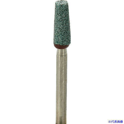 オレンジブック トラスコ中山　TRUSCOナカニシ ミニチュア軸付砥石 10本入 テーパー型 φ2.5×6×軸φ1.6 GC #120 〔品番:41053〕[ 注番:8293369]特長●微細部の研削に最適な極小サイズの精密軸付砥石です。用途●超硬合金、セラミック、ガラス、石材等の一般研削に。仕様●粒度(#)：120●形状：テーパー●外径(mm)：2.5●幅(mm)：6●軸径(mm)：1.6●最高使用回転数(rpm)：30000●砥粒：GC●全長(mm)：20●色：グリーン仕様2●入数：10本●結合剤：V（ビトリファイド）材質/仕上セット内容/付属品注意●安全のため、保護メガネなど、保護具を必ず着用してください。●最高使用回転速度以下で使用してください。原産国（名称）日本JANコード4560264450462本体質量10gオレンジブック トラスコ中山　TRUSCOナカニシ ミニチュア軸付砥石 10本入 テーパー型 φ2.5×6×軸φ1.6 GC #120 〔品番:41053〕[注番:8293369][本体質量：10g]《包装時基本サイズ：42×56×7》〔包装時質量：9g〕分類》電動・油圧・空圧工具》研削研磨用品》軸付砥石☆納期情報：仕入れ先通常在庫品 (欠品の場合有り)