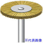 オレンジブック トラスコ中山　TRUSCOナカニシ 真鍮ワイヤーブラシ 10本入 ホイール型 φ20×1.5×軸φ3 線φ0.1 〔品番:50463〕[ 注番:8314856]特長●金属の表面処理加工に最適な高品質のワイヤーブラシです。用途●バリ取り、スケール落とし、剥離作業、錆落とし、研磨加工等に。●溝、スリット、ボトム等の狭所の加工に適し、均一な仕上げが得られます。仕様●線径(mm)：0.1●毛材：真鍮●外径(mm)：20●軸径(mm)：3●最高使用回転数(rpm)：20000●形状：ホイール●全長(mm)：43●幅(mm)：1.5仕様2●入数：10本材質/仕上セット内容/付属品注意●安全のため、保護メガネなど、保護具を必ず着用してください。●最高使用回転速度以下で使用してください。●ご使用に際しては、必ず回転調整付きの精密電動工具をご使用ください。エアーツールは使用不可です。原産国（名称）日本JANコード4560264460591本体質量70gオレンジブック トラスコ中山　TRUSCOナカニシ 真鍮ワイヤーブラシ 10本入 ホイール型 φ20×1.5×軸φ3 線φ0.1 〔品番:50463〕[注番:8314856][本体質量：70g]《包装時基本サイズ：71×82×33》〔包装時質量：68g〕分類》電動・油圧・空圧工具》研削研磨用品》軸付ブラシ☆納期情報：仕入れ先通常在庫品 (欠品の場合有り)