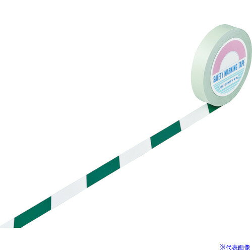 オレンジブック トラスコ中山　TRUSCO緑十字 ガードテープ(ラインテープ) 白/緑(トラ柄) GT−252WG 25mm幅×20m 〔品番:148044〕[ 注番:8353736]特長●設置が容易なはく離紙付のラインテープです。●表面にポリエステル加工が施されており耐久性に優れています。●剥離紙が付いており、“貼り易さ”の面でも優れた商品です。用途●屋内用。●室内床の区域表示、案内路表示、危険表示等に。仕様●色：白/緑●幅(mm)：25●長さ(m)：20●厚さ(mm)：0.2●引張強度(N/10mm)：147●粘着力(N/25mm)：19.1●取付方法：貼付タイプ仕様2●粘着力：19.1N/25mm●引張強度：147N/10mm●表面ポリエステル加工●はく離紙付材質/仕上●基材：オレフィン樹脂●表面：ポリエステル●粘着剤：アクリル系セット内容/付属品注意原産国（名称）日本JANコード4932134118961本体質量220gオレンジブック トラスコ中山　TRUSCO緑十字 ガードテープ(ラインテープ) 白/緑(トラ柄) GT−252WG 25mm幅×20m 〔品番:148044〕[注番:8353736][本体質量：220g]《包装時基本サイズ：130×130×30》〔包装時質量：219g〕分類》梱包用品》テープ用品》ラインテープ☆納期情報：仕入れ先通常在庫品 (欠品の場合有り)