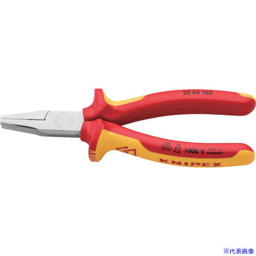 ��KNIPEX ���ʿ�ڥ�� 1000V���ϥ�ɥ� 160mm 2006160(8356475)