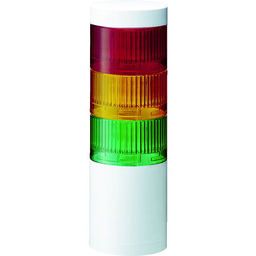 ■PATLITE シグナル・タワー(R) 積層信号灯(Φ70) LED 赤 LR7102WJNWR(8358300)[送料...