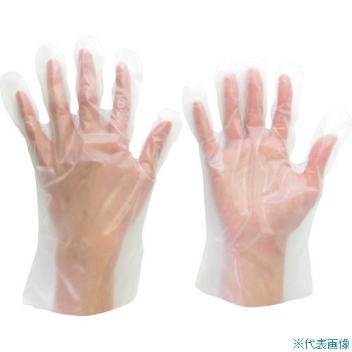 オレンジブック トラスコ中山　TRUSCOミドリ安全 ポリエチレンディスポ手袋 ベルテ571 200枚入 M 〔品番:VERTE571M〕[ 注番:8359831]特長●指部分に絞りを入れたズレにくいぴったりタイプです。●指先に触らずに箱か...