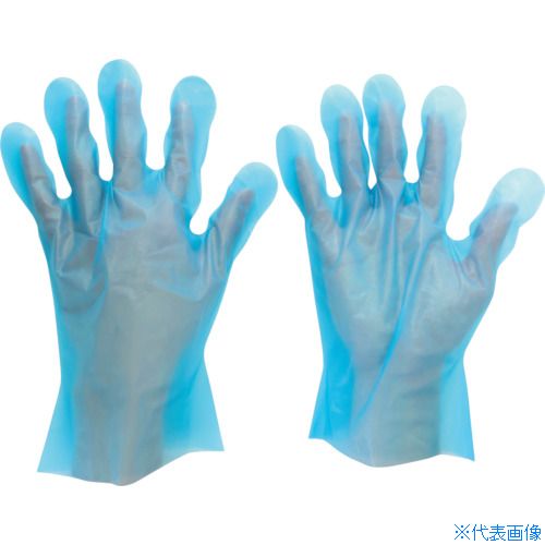 ■ミドリ安全 ポリエチレンディスポ手袋 ベルテ572 200枚入 L VERTE572L(8359836)