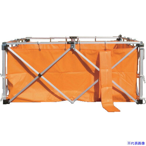 オレンジブック トラスコ中山　TRUSCOKOK 貯水槽 オールアルミワンタッチ水槽 1000L 〔品番:WS1.0A5〕[ 注番:8359902]特長●軽量で錆びに強いオールアルミニウム製です。●ワンタッチ式なので、広げるだけで水槽本体完成です。●2人で広げるだけの簡単設置です。●コンパクトに折り畳めるので、省スペースで保管できます。用途●貯水用に。仕様●幅(mm)：1260●奥行(mm)：1260●高さ(mm)：870●容量(L)：1000●折りたたみ時寸法(mm)：215×215×1415仕様2●使用温度範囲：-20〜60℃材質/仕上●フレーム：アルミ角管●接続部：66NAガラス入り・PP●水槽シート：高強力ポリエステル糸使用ターポリンセット内容/付属品注意●路線便では大型荷姿のため運送便内で積み残しになり、出荷日からのリードタイムが長くなる可能性がある為、納期がタイトな場合は、送り状番号からのご確認をお願い致します。原産国（名称）日本JANコード本体質量20.5kgオレンジブック トラスコ中山　TRUSCOKOK 貯水槽 オールアルミワンタッチ水槽 1000L 〔品番:WS1.0A5〕[注番:8359902][本体質量：20.5kg]分類》環境改善用品》防災・防犯用品》避難生活用品☆納期情報：メーカー直送品【法人限定＝会社名ご記入お願い致します。】