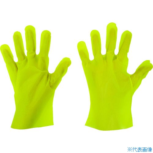 ■東京パック エンボス手袋五本絞りエコノミー化粧箱S イエロー YEKS(8363603)