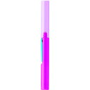■PLUS 34576)ハサミ フィットカットカーブ 携帯はさみ ツイッギー ピンク SC130PP(8364445)