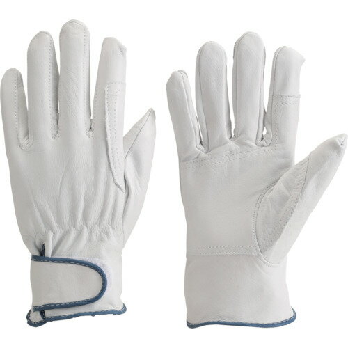 ■TRUSCO レンジャー型手袋 牛本革製 M JK18M(8364787)