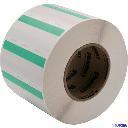 ■PANDUIT 熱転写プリンタ用セルフラミネートラベル ビニル 緑 印字部縦12.7mmx横25.4mm 5000枚入り S100X150VDTY S100X150VDTY(8367506)[送料別途お見積り][法人限定][メーカー取寄]
