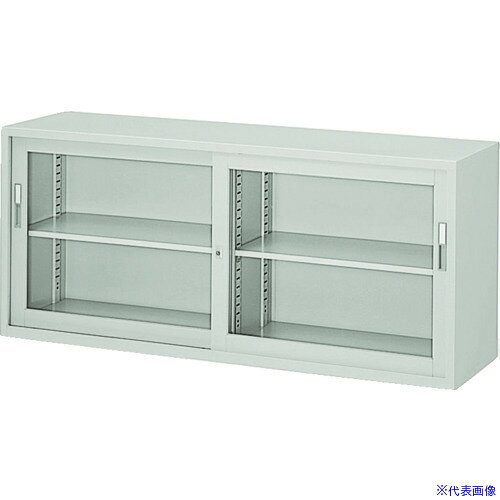 ■NAIKI ガラス引違書庫 HG608AW(8369156)[送料別途お見積り][法人限定][直送]