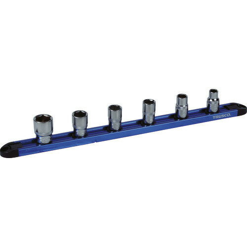 ■TRUSCO ソケットセット 6角・ホルダー付 6点 TS3S6S(8371207)