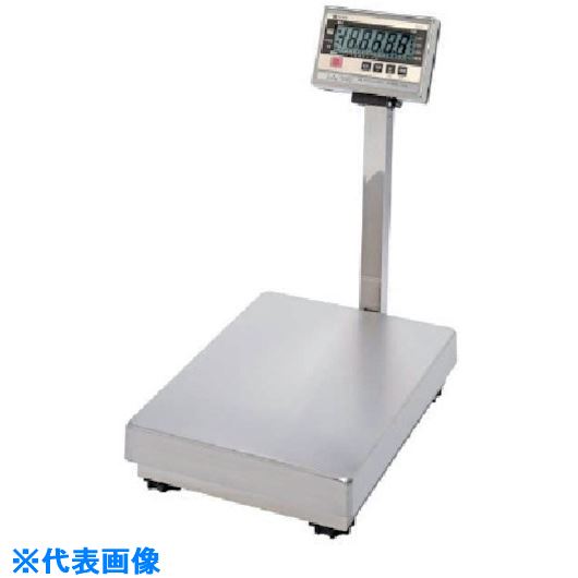 オレンジブック トラスコ中山　TRUSCOイシダ 【販売時届出必要】 デジタル防水台秤 秤量60kg(検定品) 〔品番:IWB60S〕[ 注番:8384364]特長●完全防水＆防塵性に優れた高耐久仕様です。●業界初、単1電池2本で連続使用1000時間です。●電源コード不要で使用場所を選びません。●表示部は大型液晶表示で見やすく簡単操作です。用途●水気や湿気の多い厳しい作業環境・条件下での計量現場でのご使用に。●取引・証明のご使用に。仕様●秤量(kg)：60●最小表示(g)：10(0〜30kg)20(30〜60kg)●載台寸法(mm)：380×530●全高(mm)：630●保護等級：IP65準拠●センサー方式：ロードセル方式●分解能：1/3000●電源(V)：乾電池単1形×2(標準装備)●検定：国家検定品(新検則適合品)仕様2●電気抵抗線式●RS-232C出力(オプション)材質/仕上●オールステンレス仕様(SUS304)●表示部樹脂製・枠はステンレス製セット内容/付属品●単1形乾電池×2本(標準装備)注意●オプション使用時は非防水となります。●プリンター（DAPIW）を使用する際はACアダプタ（オプション）が必要となります。●国家検定品のため、ご注文の時は使用地区をご指定ください。●販売には、都道府県知事への届出が必要となります。●経産省案内HP【特定計量器を販売する場合】www.meti.go.jp/policy/economy/hyojun/techno_infra/12_gaiyou_keiryouki2.html原産国（名称）日本JANコード4562178500950本体質量18kgオレンジブック トラスコ中山　TRUSCOイシダ 【販売時届出必要】 デジタル防水台秤 秤量60kg(検定品) 〔品番:IWB60S〕[注番:8384364][本体質量：18kg]《包装時基本サイズ：880×470×320》〔包装時質量：22kg〕分類》測定・計測用品》工業用計測機器》はかり☆納期情報：オレンジブック掲載以外でメーカー直送品（送料元払い）【法人限定＝会社名ご記入お願い致します。】※北海道・沖縄・離島は運賃別途商品も含む