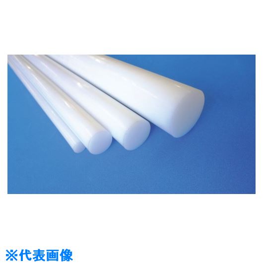 ■AK PTFE丸棒100Φx100L PM100L100(8487090)[送料別途見積り][法人・事業所限定][掲外取寄]