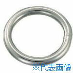 ■水本 ステンレス 丸リンク 線径3mm内径40mm R340(8492298)