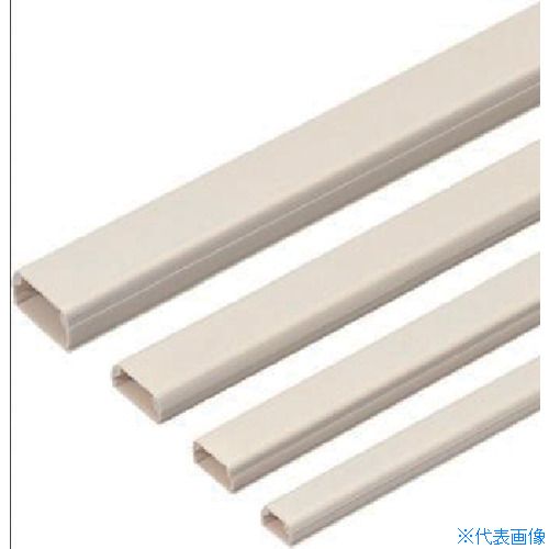 オレンジブック トラスコ中山　TRUSCO未来 Eモール (テープ付) カベ白 長さ1000mm 高さ14mm 〔品番:EML3WT〕[ 注番:8501405]特長●釘固定できない箇所に最適です。●粘着テープがモールの底面に予め貼り付けてあり、テープ貼り作業が不要です。●耐候性、耐熱性に優れ、屋外にも使用できます。又、燃焼時にダイオキシンやハロゲン系の有毒ガスを発生しません。●蓋の装着が容易にできます。●基台はセンター表示の釘穴が設けてあり、釘打ち固定も容易にできます。用途●壁などへ配線した際の配線保護に。仕様●色：カベ白●長さ(mm)：1000●巾(mm)：26●内部最大部高さ(mm)：11.6●内部最大部巾(mm)：23.6●規格：3号●高さ(mm)：14仕様2材質/仕上●本体:プラスチック(AES)●テープ:アクリル糊・PEセット内容/付属品注意原産国（名称）日本JANコード4571359619046本体質量151gオレンジブック トラスコ中山　TRUSCO未来 Eモール (テープ付) カベ白 長さ1000mm 高さ14mm 〔品番:EML3WT〕[注番:8501405][本体質量：151g]《包装時基本サイズ：1002×132×29》〔包装時質量：115g〕分類》電子機器》電設配線部品》ケーブルカバー☆納期情報：仕入れ先通常在庫品 (欠品の場合有り)