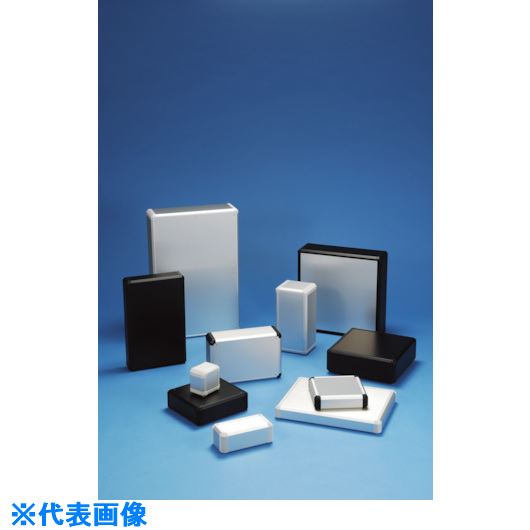 ■タカチ アルミボックス W400×H100.4×D250 シルバー/グレー FC104025GS(8502844)[法人限定][外直送元]