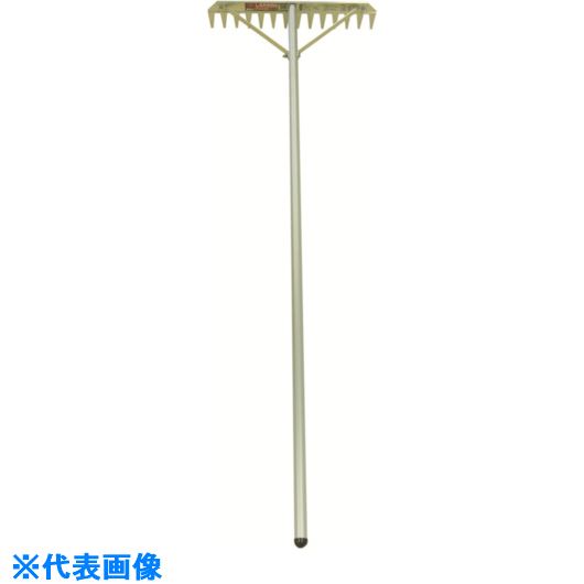 ■金象 アルミしろかき 爪付1800mm 柄共 079198(8511076)[送料別途お見積り][法人限定][外直送]