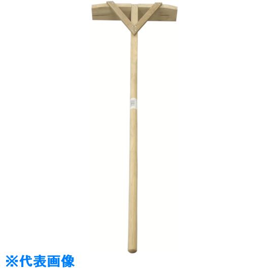 ■金象 木製レーキ(小) 097073(8511084)[送料別途お見積り][法人限定][外直送]