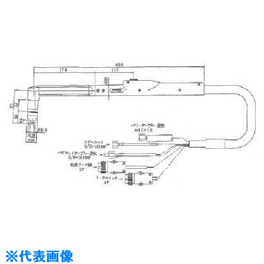 ■DAIHEN プラズマ切断トーチ CTZW-0801 CTZW0801(8513240)[法人限定][外直送元]