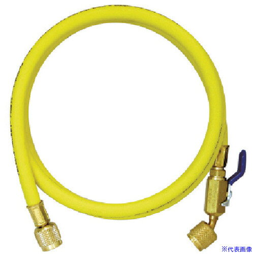 オレンジブック トラスコ中山　TRUSCOAsada R410A用チャージングホースプラス2 ボールバルブ付 244cm 黄 〔品番:Y29008〕[ 注番:8521156]特長●冷媒放出防止のためのボールバルブ付きです。●新冷媒対応の高耐圧構造で、安全な作業ができる高性能ホースです。●防浸用のゴム層と特殊ナイロン層の4層二重防護で、CFC・HCFC・HFCに対応します。　●特殊ナイロン層が、水分の浸入による冷媒の汚染を防止します。●多層構造ながら、剛性と柔軟性をあわせ持ち、扱いやすいホースです。●接続部の金具は、手袋をしたままでも回しやすい様、大きくてすべり止めのローレット加工がされています。●接続を外す際、ブロー溝により作業者側に残ガスが噴出するのを防ぎ、安全に作業ができます。●可動式のバルブオープナーを内蔵しております。仕様●常用圧力(MPa)：5.5●破裂圧力(MPa)：27.5●ねじ寸法：5/16フレア(UNF1/2-20山)●ねじサイズ：5/16フレア(UNF1/2-20山)●対応冷媒：R410A●ホース長(cm)：244仕様2●ホース色：黄材質/仕上●ゴム●ナイロン●真鍮セット内容/付属品注意原産国（名称）アメリカJANコード4991756146219本体質量388gオレンジブック トラスコ中山　TRUSCOAsada R410A用チャージングホースプラス2 ボールバルブ付 244cm 黄 〔品番:Y29008〕[注番:8521156][本体質量：388g]分類》手作業工具》水道・空調配管用工具》マニホールド☆納期情報：メーカー取り寄品（弊社より発送）