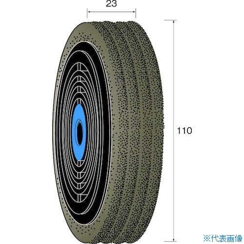 ■Minimo リングバフホイール クッションサンダー #180 φ110 NA6761(8526178)