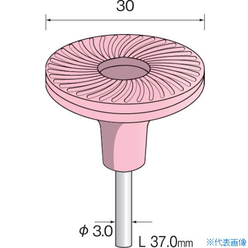 Rakuten - ■Minimo セラミックゴムディスク 金属用#180 φ30 (5枚入) SA3503(8527157)