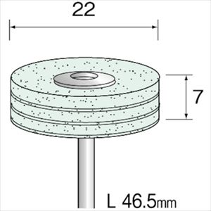 ■Minimo 積層バフ フェルト φ22 (10個入) GA4362(8530478)[送料別途お見積り][法人限定][掲外取寄]